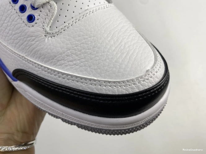 MaikeSneakers Jordan White Blue CT8532-040 3 Retro Air 0717